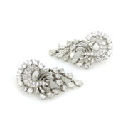 Vintage 11.0ct Diamond & Platinum Dangling Drop Earrings SM20-5