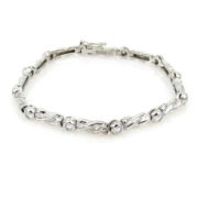 Gerard 1.0ct DE/VS Perfect Cut Diamond 18K White Gold Bracelet GT9-5