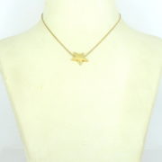 Vintage 1994 Tiffany & Co. 18K Yellow Gold Geometric Star Necklace ED 36-7-47