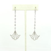 Estate Cynthia Bach 2.0ct Diamond & 18K White Gold Dangling Drop Earrings AN 263-07-MS